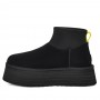 Черные ботильоны на платформе UGG Classic Mini Dipper Black