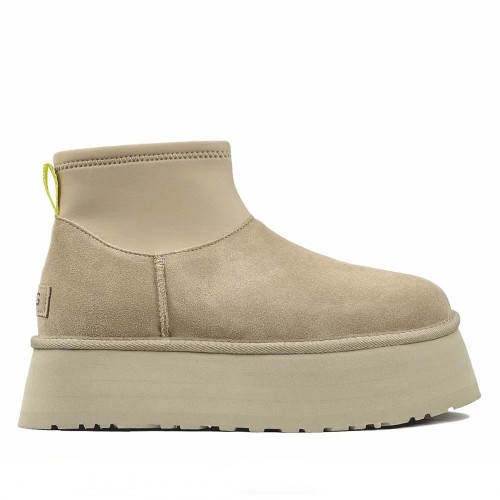 Песочные ботильоны на платформе UGG Classic Mini Dipper Mustard Seed