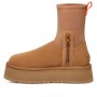 Высокие ботинки на платформе UGG Classic Dipper Chestnut