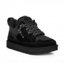 Мужские черные кроссовки с мехом UGG Men Lowmel Sneaker Black