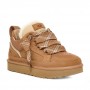 Мужские рыжие кроссовки с мехом UGG Men Lowmel Sneaker Chestnut