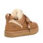 Мужские рыжие кроссовки с мехом UGG Men Lowmel Sneaker Chestnut