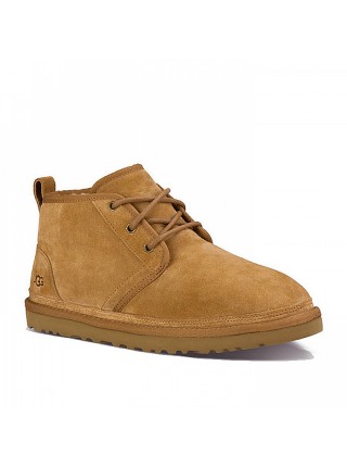 Рыжие угги ботинки мужские UGG Men Mini Neumel New Chestnut