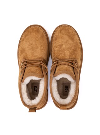 Женские ботинки угги замшевые рыжие UGG Neumel Boot Chestnut