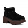 Каштановые ботильоны UGG Classic Ultra Mini New Heights Black