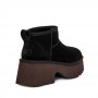 Каштановые ботильоны UGG Classic Ultra Mini New Heights Black