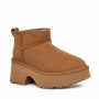 Каштановые ботильоны UGG Classic Ultra Mini New Heights Chestnut