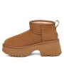 Каштановые ботильоны UGG Classic Ultra Mini New Heights Chestnut