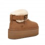 Ботильоны на платформе UGG Ultra Mini Belted Roller Boot Chestnut