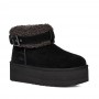 Черные ботинки на платформе UGG Ultra Mini Belted Roller Boot Black