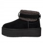 Черные ботинки на платформе UGG Ultra Mini Belted Roller Boot Black