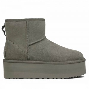 Угги на платформе UGG Classic Mini Platform Smoke