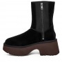 Черные сапоги с молнией UGG Classic Twin Seam New Heights Black