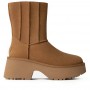 Каштановые сапоги с молнией UGG Classic Twin Seam New Heights Chestnut