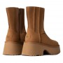 Каштановые сапоги с молнией UGG Classic Twin Seam New Heights Chestnut