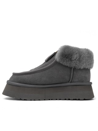 UGG Funkette Platform Boots Grey