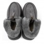 Серые ботильоны на платформе UGG Funkette Platform Boots Grey