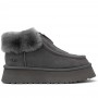 Серые ботильоны на платформе UGG Funkette Platform Boots Grey