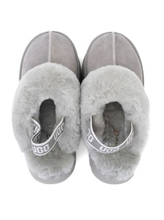 Тапочки на платформе UGG Funkette Platform Grey Violet