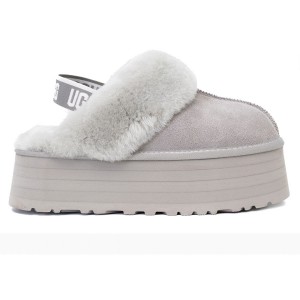 Тапочки на платформе UGG Funkette Platform Grey Violet