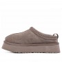 Коричневые слипоны на платформе UGG Tasman Tazz Smoke