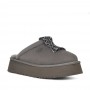 Тапочки на платформе серые UGG Tazzle Slipper Charcoal