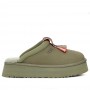 Тапочки на платформе оливковые UGG Tazzle Slipper Shaded Clover