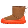 Мужские угги каштановые с галошами UGG Men's Classic Mini Weather Hybrid Chestnut Orange