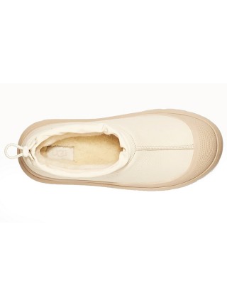 Мужские слипоны кожаные UGG Tasman Weather Hybrid Birch White Pepper