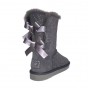 Серые угги в стразах с лентой сзади UGG Bailey Bow Constellation Grey