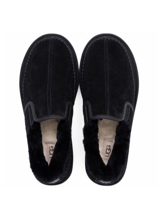 Мужские слипоны черные UGG Mens Stitch Slip On Black