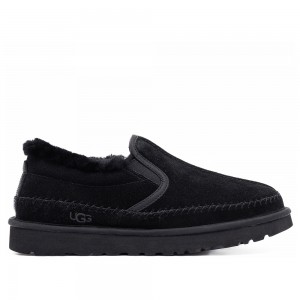 Мужские слипоны черные UGG Mens Stitch Slip On Black