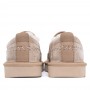 Бежевые слипоны с мехом UGG Stitch Slip On Sand