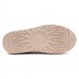 Бежевые слипоны с мехом UGG Stitch Slip On Sand