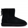 Мини угги на молнии черные UGG Mini Zip Black