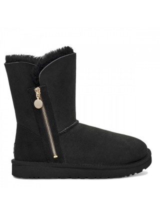 Угги на молнии черные UGG Bailey Zip Short Black